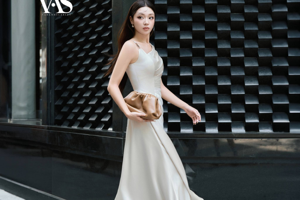 Đầm thời trang Hàn Quốc dáng xuông